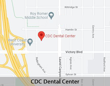 Map image for Can a Cracked Tooth be Saved with a Root Canal and Crown in North Hollywood, CA